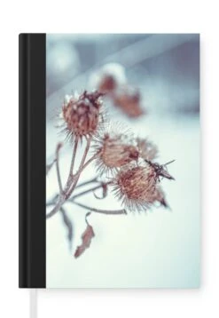 Carnet - Cahier - Plantes - Hiver - Neige - Nature - Carnet - Format A5 - Bloc-notes - Noël - Cadeau - Cadeau De Noël Homme, Femme Et Enfant