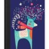 Cahier - Carnet D'écriture - Renne - Noël - Hiver - Décorations De Noël - Carnet - Format A5 - Bloc-notes - Noël - Cadeau - Cadeau De Noël Homme, Femme Et Enfant