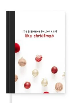 Cahier - Carnet D'écriture - Hiver - Citation - Boules De Noël - Carnet - Format A5 - Bloc-notes - Noël - Cadeau - Cadeau De Noël Homme, Femme Et Enfant