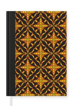 Carnet - Cahier - Motifs - Noël - Or - Carnet - Format A5 - Bloc-notes - Noël - Cadeau - Cadeau De Noël Pour Hommes, Femmes Et Enfants