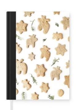 Carnet - Carnet D'écriture - Hiver - Biscuit - Branche De Sapin - Carnet - Format A5 - Bloc-notes - Noël - Cadeau - Cadeau De Noël Homme, Femme Et Enfant