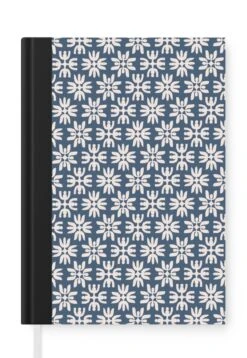 Carnet - Carnet D'écriture - Fleurs - Neige - Hiver - Design - Carnet - Format A5 - Bloc-notes - Noël - Cadeau - Cadeau De Noël Homme, Femme Et Enfant