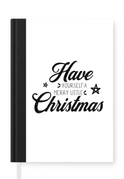Cahier - Cahier D'écriture - Noël - Passez Un Joyeux Petit Noël - Citations - Énonciations - Cahier - Format A5 - Bloc-notes - Noël - Cadeau - Cadeau De Noël Pour Hommes, Femmes Et Enfants