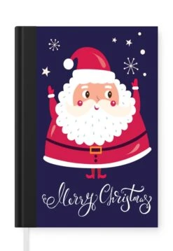 Carnet - Cahier D'écriture - Père Noël - Noël - Citations - Joyeux Noël - Neige - Carnet - Format A5 - Bloc-notes
