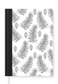 Carnet - Cahier - Pommes De Pin - Noël - Motifs - Nature - Motifs - Carnet - Format A5 - Bloc-notes - Noël - Cadeau - Cadeau De Noël Homme, Femme Et Enfant