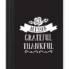 Cahier - Cahier D'écriture - Citation Blessed, Grateful, Thankful Décoration Murale Noël Noir - Cahier - Format A5 - Bloc-notes - Noël - Cadeau - Cadeau De Noël Pour Hommes, Femmes Et Enfants