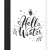 Cahier - Cahier D'écriture - Énonciations - Bonjour L'hiver - Citations - Noël - Cahier - Format A5 - Bloc-notes - Noël - Cadeau - Cadeau De Noël Pour Hommes, Femmes Et Enfants -Decoris Boutique 827x1200 188