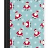 Carnet - Carnet - Père Noël - Flocon De Neige - Motifs - Noël - Carnet - Format A5 - Bloc-notes - Noël - Cadeau - Cadeau De Noël Pour Hommes, Femmes Et Enfants