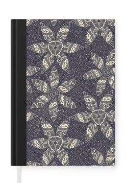 Carnet - Cahier - Fleurs - Etoile - Neige - Hiver - Carnet - Format A5 - Bloc-notes - Noël - Cadeau - Cadeau De Noël Homme, Femme Et Enfant