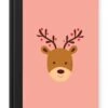 Carnet - Cahier - Renne - Noël - Rose - Noël - Hiver - Carnet - Format A5 - Bloc-notes - Noël - Cadeau - Cadeau De Noël Pour Hommes, Femmes Et Enfants -Decoris Boutique 827x1200 24
