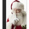 Cahier - Cahier D'écriture - Père Noël Avec Son Doigt Sur La Bouche - Cahier - Format A5 - Bloc-notes - Cadeaux Sinterklaas - Cadeaux Pour Enfants - Cadeaux Chaussures - Petits Cadeaux