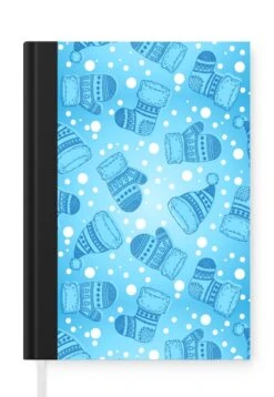 Carnet - Cahier - Gants - Bonnet - Hiver - Patrons - Carnet - Format A5 - Bloc-notes - Noël - Cadeau - Cadeau De Noël Homme, Femme Et Enfant