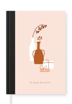 Carnet - Carnet D'écriture - Hiver - Citation - Pastel - Carnet - Format A5 - Bloc-notes - Noël - Cadeau - Cadeau De Noël Homme, Femme Et Enfant