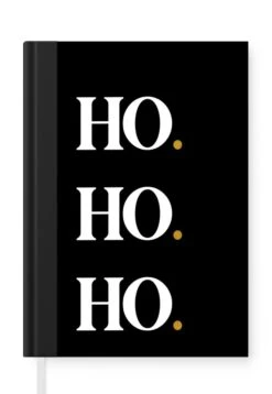 Carnet - Carnet - Noël - Père Noël - Proverbes - Citations - Ho Ho Ho - Carnet - Format A5 - Bloc-notes - Noël - Cadeau - Cadeau De Noël Pour Hommes, Femmes Et Enfants