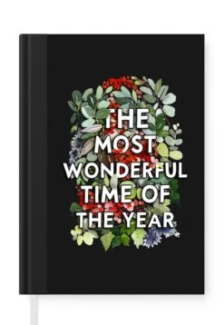 Cahier - Cahier D'écriture - Noël - Citation - Aquarelle - Cahier - Format A5 - Bloc-notes - Cadeaux De Sinterklaas - Distribution De Cadeaux Pour Enfants - Cadeaux De Chaussures - Petits Cadeaux