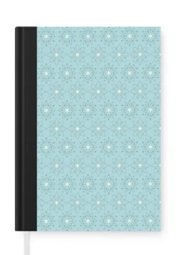 Carnet - Carnet D'écriture - Flocons De Neige - Hiver - Design - Étoiles - Carnet - Format A5 - Bloc-notes - Noël - Cadeau - Cadeau De Noël Pour Hommes, Femmes Et Enfants