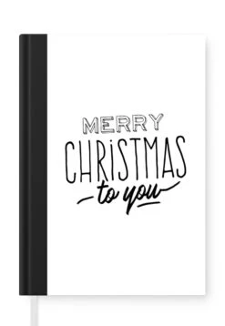 Carnet - Cahier - Citation Pour Noël 'Joyeux Noël à Toi' - Carnet - Format A5 - Bloc-notes - Noël - Cadeau - Cadeau De Noël Pour Hommes, Femmes Et Enfants
