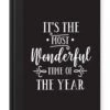 Carnet - Cahier - Citation De Noël C'est La Période La Plus Merveilleuse De L'année Avec Un Fond Noir - Carnet - Format A5 - Bloc-notes - Noël - Cadeau - Cadeau De Noël Pour Hommes, Femmes Et Enfants -Decoris Boutique 827x1200 66