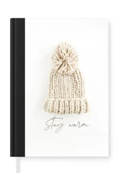 Carnet - Carnet D'écriture - Hiver - Chapeau - Citation - Carnet - Format A5 - Bloc-notes - Noël - Cadeau - Cadeau De Noël Homme, Femme Et Enfant