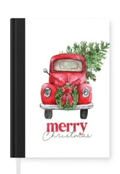 Carnet - Cahier - Noël - Voiture - Citations - Joyeux Noël - Proverbes - Carnet - Format A5 - Bloc-notes - Noël - Cadeau - Cadeau De Noël Pour Hommes, Femmes Et Enfants