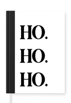 Carnet - Cahier D'écriture - Noël - Père Noël - Ho Ho Ho - Citations - Proverbes - Carnet - Format A5 - Bloc-notes