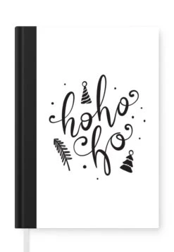 Cahier - Cahier D'écriture - Énonciations - Hohoho - Citations - Noël - Cahier - Taille A5 - Bloc-notes - Noël - Cadeau - Cadeau De Noël Pour Hommes, Femmes Et Enfants