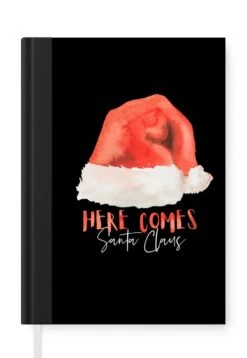 Carnet - Cahier D'écriture - Noël - Père Noël - Citations - Voici Le Père Noël - Proverbes - Carnet - Format A5 - Bloc-notes