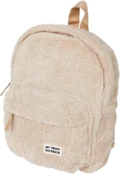My Teddy Backpack - Sac à Dos Teddy - Cartable - Pour Enfants - Crème - 31 X 25 X 9 Cm - Filles - Cadeaux De Noël Et Sinterklaas - Cadeau - Cadeau