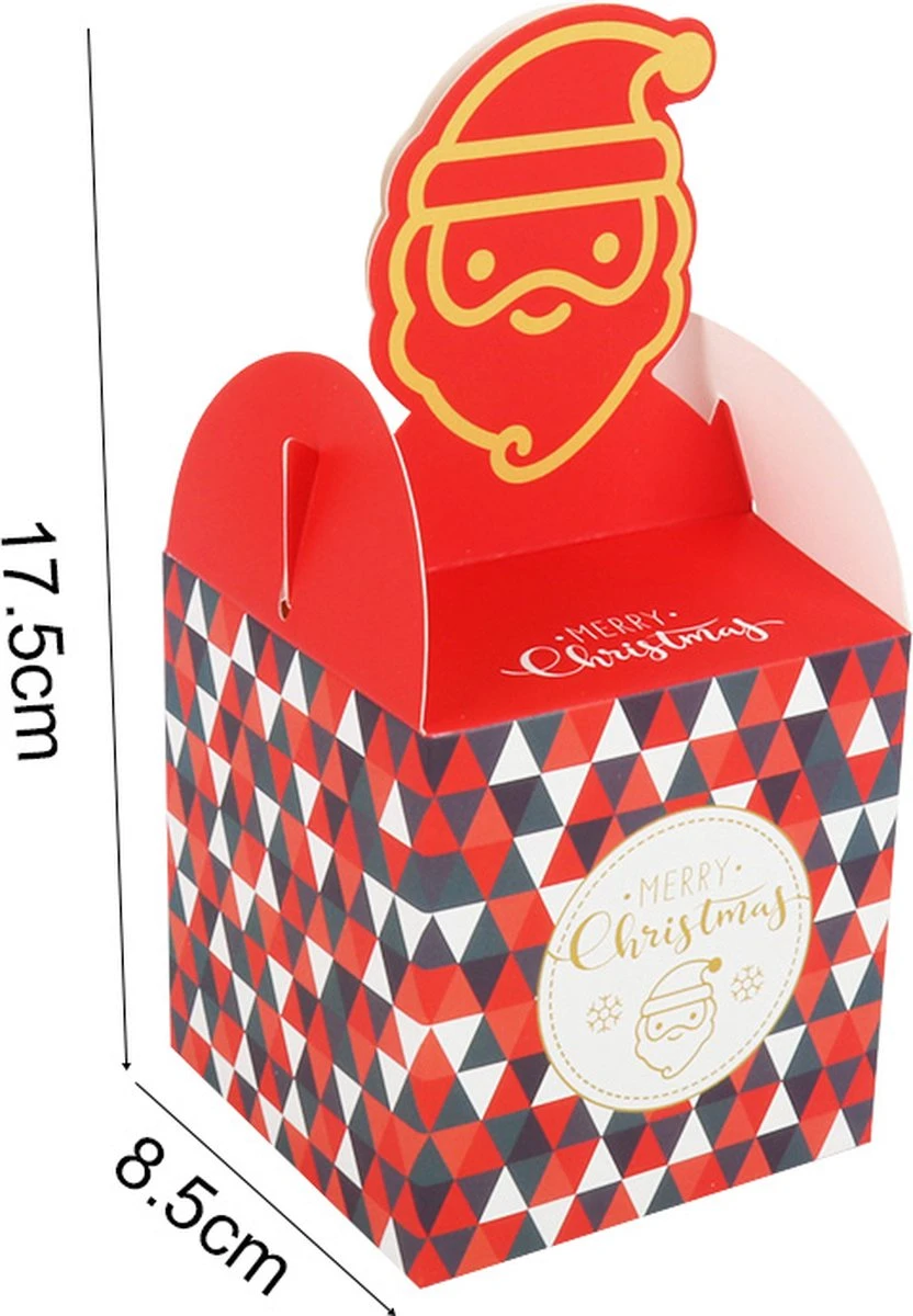 Lot De 32 – Boîtes Cadeaux De Noël – 4 Motifs – Avec Ruban – Boîtes De Faveur En Papier – Boîtes à Main Joyeux Noël – Boîte à Bonbons – Boîte Cadeau à Glitter – Boîtes à Friandises En Papier Créatif – Rouge/vert/ Wit 5 Lot De 32 – Boîtes Cadeaux De Noël – 4 Motifs – Avec Ruban – Boîtes De Faveur En Papier – Boîtes à Main Joyeux Noël – Boîte à Bonbons – Boîte Cadeau à Glitter – Boîtes à Friandises En Papier Créatif – Rouge/vert/ Wit – Image 3