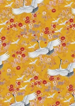 Papier Cadeau De Noël Avec Rennes Et Arbres Or Wit - Rouleau De Comptoir Largeur 50 Cm - Longueur 100m - K691878 / 4-50cm-100mtr -Decoris Boutique 848x1200 28