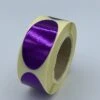 Autocollant D'étanchéité Violet - 250 Pièces - Ovale 25x50mm - Haute Brillance - Métallique - Sceau D'étanchéité - étiquette D'étanchéité - Emballage Chic - Cadeau - Cadeau - Carte De Mariage - Faire-part De Naissance - Noël