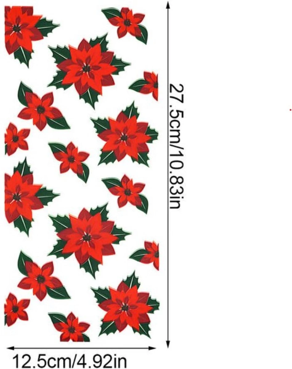 25x Sacs à Main Fleurs 12,5 X 27,5 Cm - Poinsettia - Étoile De Noël - Plante - Fleurs - Bloem - Fleur De Noël - Sacs Cadeaux En Plastique Cellophane - Sacs à Bonbons - Sacs à Biscuits - Biscuit - Sacs à Biscuits 4 25x Sacs à Main Fleurs 12,5 X 27,5 Cm - Poinsettia - Étoile De Noël - Plante - Fleurs - Bloem - Fleur De Noël - Sacs Cadeaux En Plastique Cellophane - Sacs à Bonbons - Sacs à Biscuits - Biscuit - Sacs à Biscuits – Image 2
