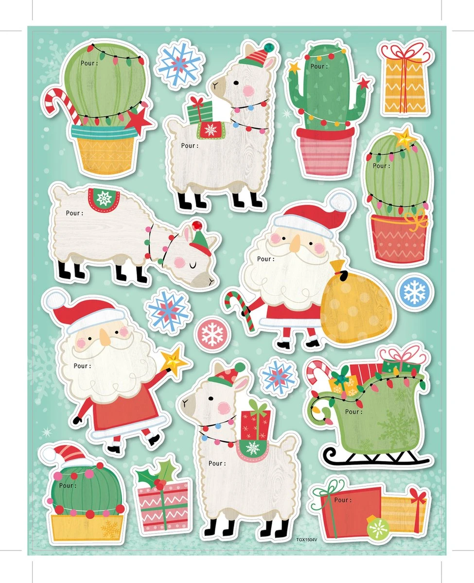 Etiquette Cadeau Noël + Autocollants - Papier Cadeau Noël - Set De 2 - 22 Étiquettes + 14 Autocollants - Décoration Pour Emballages Cadeaux 5 Etiquette Cadeau Noël + Autocollants - Papier Cadeau Noël - Set De 2 - 22 Étiquettes + 14 Autocollants - Décoration Pour Emballages Cadeaux – Image 3
