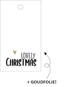 Étiquettes De Cadeau De Noël étiquette Lovely 7 X 4 Cm 5 Pièces